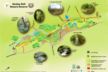 HDTR trail map
